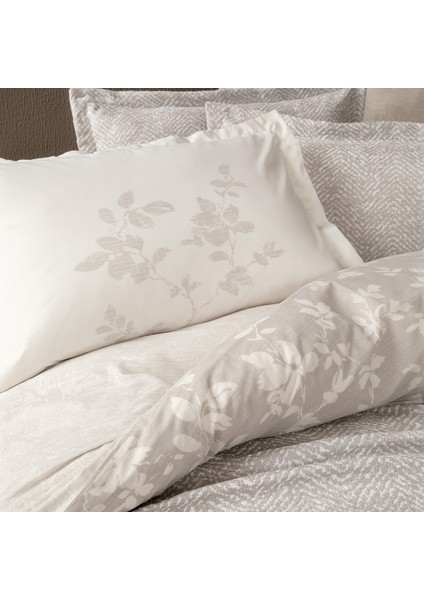 Bedding Etta Çift Kişilik Fall Winter Çeyiz Seti 8 Parça - Gri