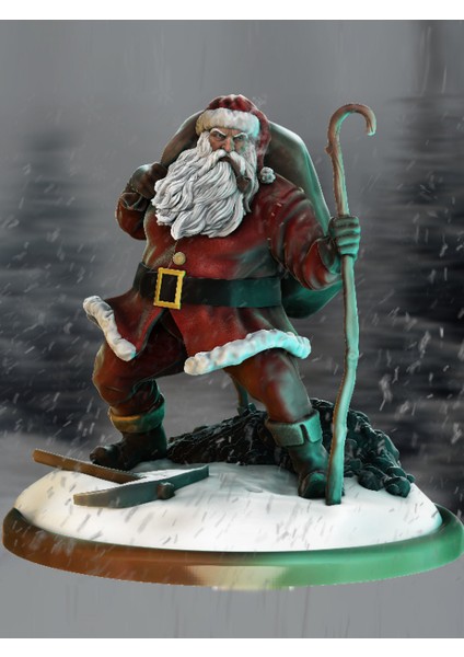 Christmas Santa Claus Figure 2 - Yılbaşı Noel Baba Figür 2 - 20CM