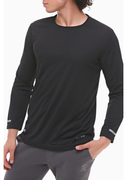 Erkek Nem Emici Performans Uzun Kollu Egzersiz Tshirt fiyatları