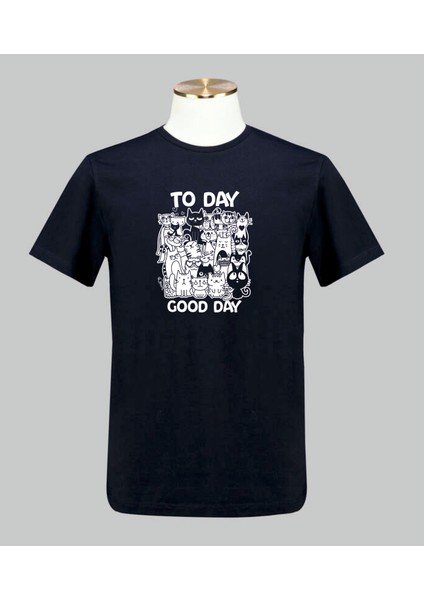 Today Good Day Baskılı Tişört