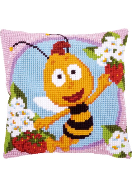 Yastık - Arı Maya - Pn 0149179 Işlenecek Goblen Etamin