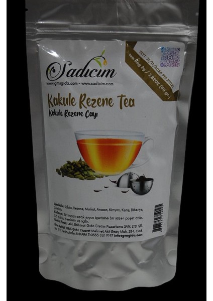 Kakule Rezene Çayı Süzen Poşet 80 gr