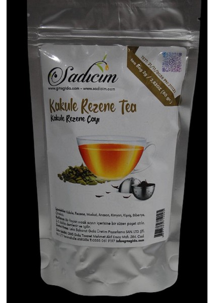 Kakule Rezene Çayı Süzen Poşet 80 gr
