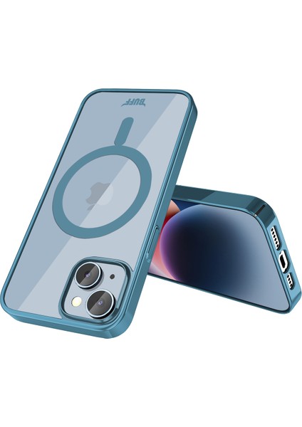 Buff iPhone 14 Magsafe Slim Fit Case Light Blue