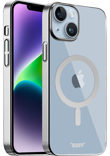 Buff iPhone 14 Plus Magsafe Slim Fit Case Silver