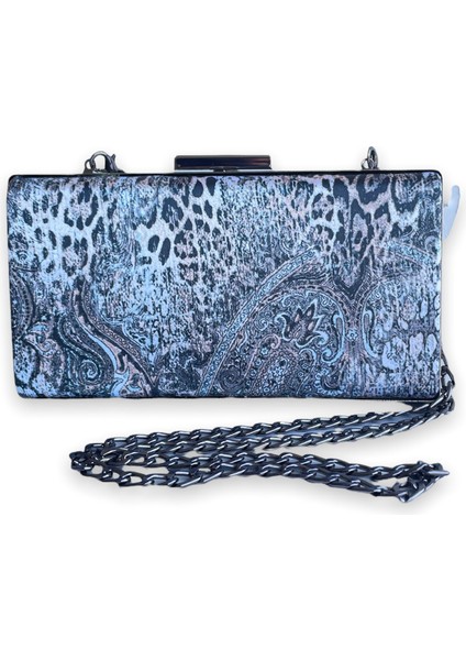 Etro Desen Kahve Abiye Çanta