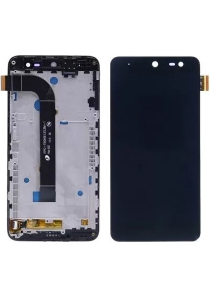 General Mobile Discovery E3 4g LCD Ekran Dokunmatik Siyah Çıtalı