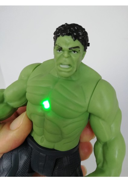 Lrs Store Marvel Avangers Işıklı Hulk Figür 14 cm Kaliteli