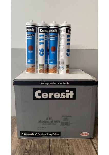 Cs 111 Silikonize Akrilik Mastik Altınmeşe 240 ml 30'lu Koli