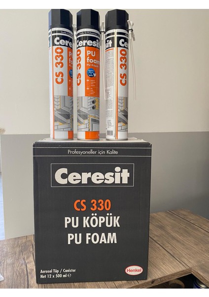 Cs 330 Poliüretan Köpük 615 gr 12'li Koli