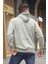 Mint Yeşili Kapüşonlu Erkek Sweatshirt 6038 2