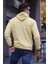Sarı Nakışlı Kapüşonlu Sweatshirt 6012 2