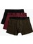 Basic 3'lü Boxer Seti Kuru Kafa Baskılı 1