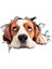 Köpek Araba Sticker Yapıştırması Renkli 20CM 1