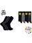 1000-7 Dört Mevsim Likralı Erkek Bambu Çorap 12'li 1