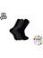1000-7 Dört Mevsim Likralı Erkek Bambu Çorap 12'li 3