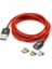 10008 Manyetik Uçlu Ios USB Şarj Kablosu 1