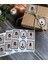 Yılbaşı Temalı Sticker- Mutlu Yıllar Etiket-Paketleme Happy Newyear Sticker Kartpostal Pul Desenset 2