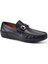 Siyah Bağcıksız Yazlık Loafer Erkek Ayakkabı -95401- 2