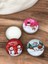 Yılbaşı Yeni Yıl Konsept 3lü Mumlu Metal Kutu Seti Christmas Candle Boxes With Candle 7x3.5 1
