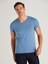 İndigo Erkek Slim Fit V Yaka Tshirt 5