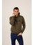 Haki Erkek Regular Fit Kapüşonlu Sweatshirt 2