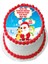 Yenilebilir Pasta Resmi Yılbaşı Modeli 6-8-10 Kişilik 16 cm 2