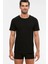 2'li Siyah Bisiklet Yaka Erkek Tshirt 1