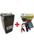 Akülü Oyuncak Işıldak Fener Terazi Aküsü 6 Volt 4A 6 V 4 Amper Mini Sarjlı El Süpürge Aküsü 70X48X101MM + 6 Volt 1 Amper Şarj Cihazı 1