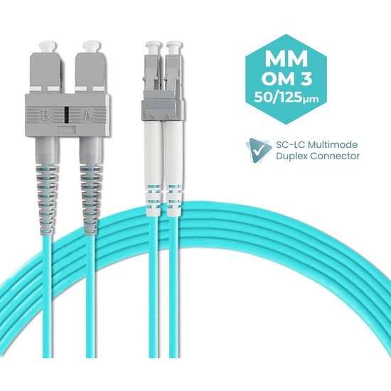 Fiber Optik Patch Kablo Sc Lc Patchcord Duplex Mm Fiyat