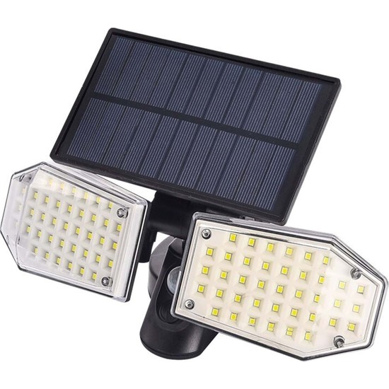 Daily Link Dailylink Hareket Sensörlü Çift Solar LED Panel Işık Lamba