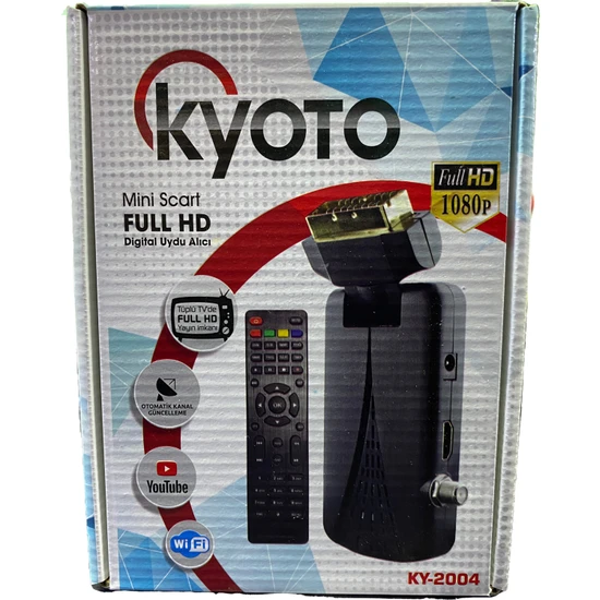 Kyoto Mini Scart Full Hd Dijital Uydu Alıcısı