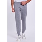 Hemington Şerit Detaylı Gri Merino Yün Spor Triko Pantolon