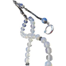 Gümüştel El Sanatları Opal Doğal Taş Tesbih Orijinal