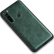 Xiaomi Redmi Note 8 Kılıf Zebana Lüx Deri Kılıf Yeşil