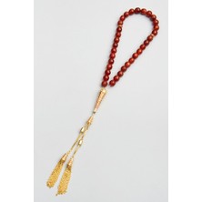 So CHIC Akik Taşlı Gümüş 26 Cm Tesbih