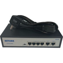 Netlink NTL4AF 4 Port 10/100 Poe + 2X10/100 Uplink Port 65W Network Switch