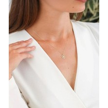 Çelikoğlu Kuyumculuk 8 Ayar Altın Yonca Kolye 1,81 gr