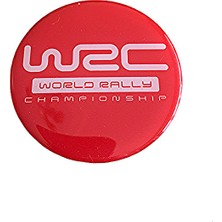 Wrc World Rally Logolu 56 mm Alüminyum Jant Göbek Stıcker