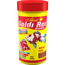 AHM Goldi Red Granulat 100 ml Kaliteli Akvaryum Balıkları İçin Hızla Çözülen Besin