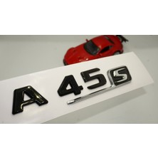 DK Tuning A 45S Bagaj Parlak Siyah Abs 3m 3D Yazı Logo