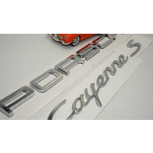 DK Tuning Porsche Cayenne S Bagaj 3m 3D Abs Yazı Logo Amblem Seti
