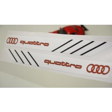 DK Tuning Audi Quattro Yan Aynalar Selefon Kaplama Sticker Seti