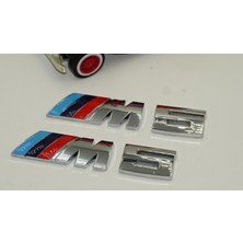 DK Tuning Bmw M5 Çamurluk Yanı 3m 3D Krom Metal Logo