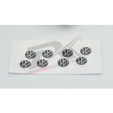 DK Tuning Volkswagen Logo Jant Torpido Direksiyon 11MM Damla Sticker Logo Seti