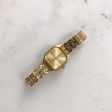 Oqqo Melian Gold Kadran Gold Kordon Kadın Kol Saat