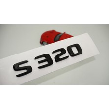 DK Tuning S 320 Bagaj Parlak Siyah Abs 3m 3D Yazı Logo