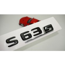 DK Tuning S 63S Bagaj Parlak Siyah Abs 3m 3D Yazı Logo