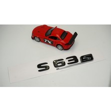 DK Tuning S 63S Bagaj Parlak Siyah Abs 3m 3D Yazı Logo