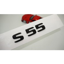 DK Tuning S 55 Bagaj Parlak Siyah Abs 3m 3D Yazı Logo